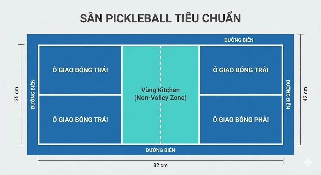 Cách chơi Pickleball cho người mới: Hướng dẫn từ A-Z 2025